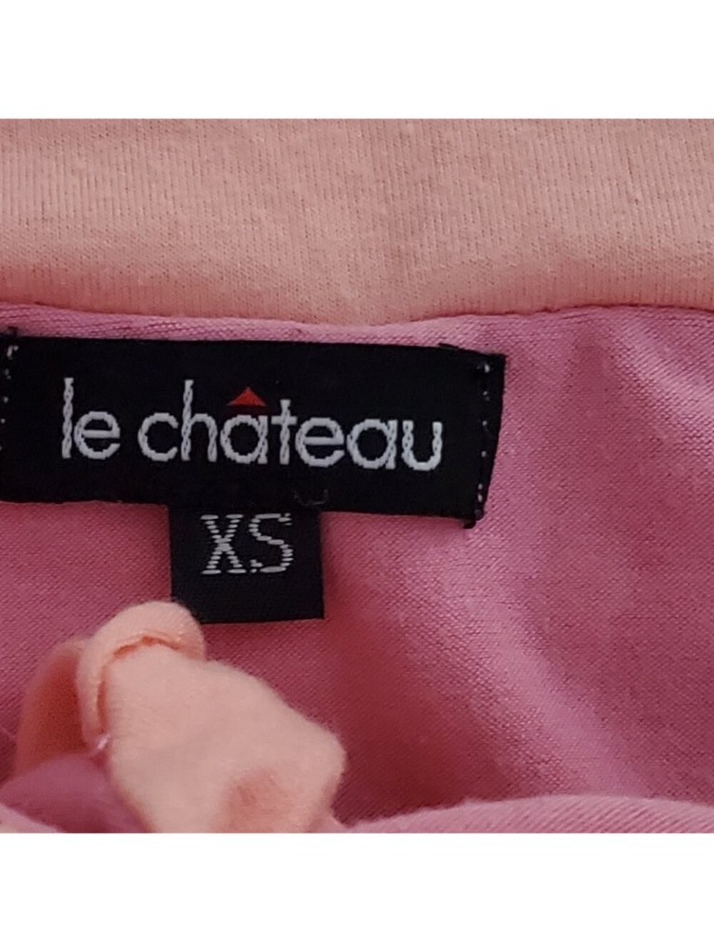 Vintage 90's LE CHATEAU Jersey Knit Sash Skirt - Picture 11 of 12